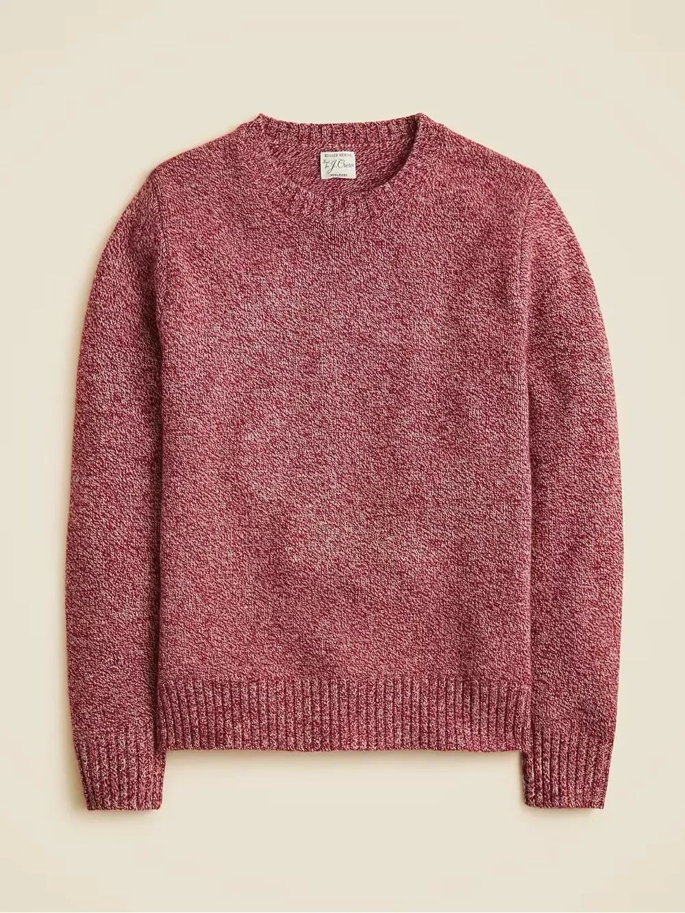 J. Crew Men’s Rugged Merino Marled Sweater size M